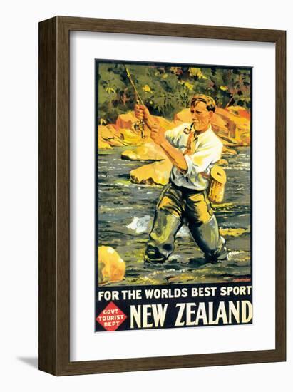 New Zealand, For The Worlds Best Sport-null-Framed Art Print