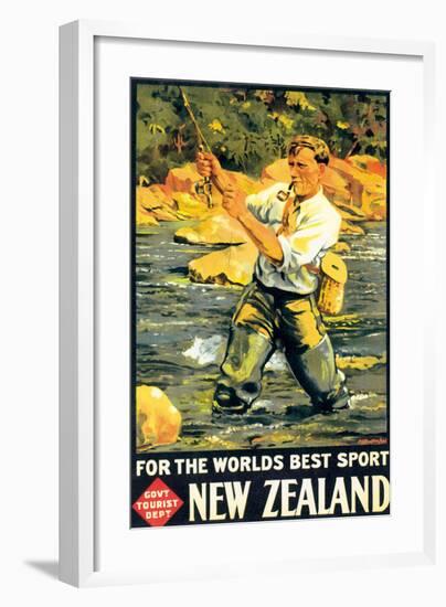 New Zealand, For The Worlds Best Sport-null-Framed Art Print