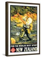 New Zealand, For The Worlds Best Sport-null-Framed Art Print