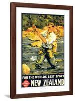 New Zealand, For The Worlds Best Sport-null-Framed Art Print