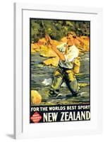 New Zealand, For The Worlds Best Sport-null-Framed Art Print