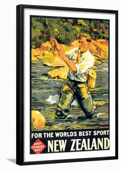 New Zealand, For The Worlds Best Sport-null-Framed Art Print