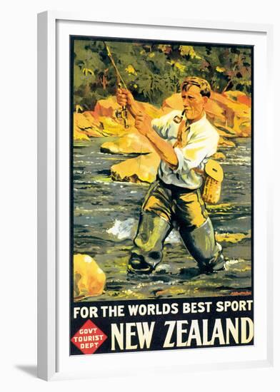 New Zealand, For The Worlds Best Sport-null-Framed Art Print