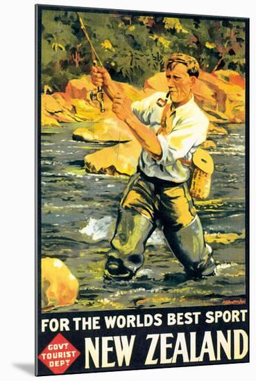 New Zealand, For The Worlds Best Sport-null-Mounted Art Print