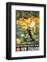 New Zealand, For The Worlds Best Sport-null-Framed Art Print