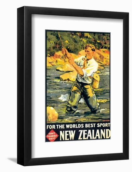 New Zealand, For The Worlds Best Sport-null-Framed Art Print