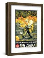 New Zealand, For The Worlds Best Sport-null-Framed Art Print