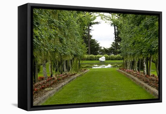 New Zealand Garden-George Johnson-Framed Stretched Canvas