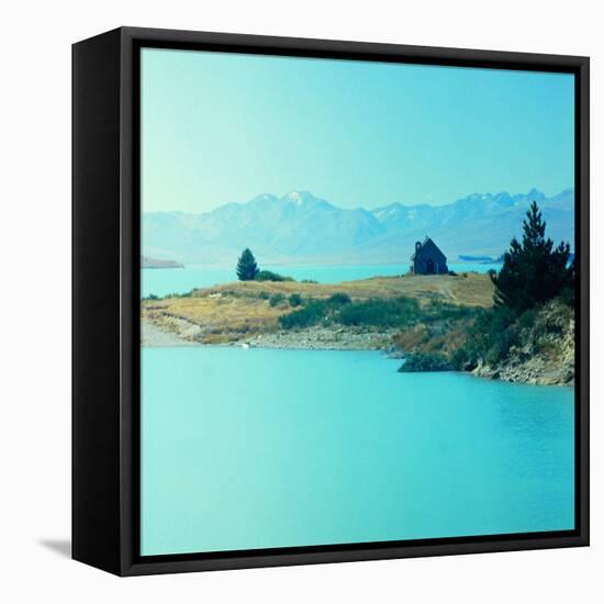 New Zealand Landscape-George Silk-Framed Stretched Canvas