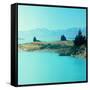 New Zealand Landscape-George Silk-Framed Stretched Canvas