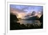 New Zealand Milford Sound During a Storm-null-Framed Photographic Print