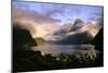 New Zealand Milford Sound During a Storm-null-Mounted Photographic Print