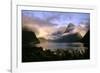 New Zealand Milford Sound During a Storm-null-Framed Photographic Print