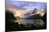 New Zealand Milford Sound During a Storm-null-Mounted Photographic Print