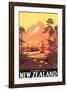 New Zealand, Mt. Egmont-L^ C^ Mitchell-Framed Art Print