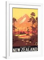 New Zealand, Mt. Egmont-L^ C^ Mitchell-Framed Art Print