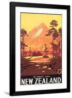 New Zealand, Mt. Egmont-L^ C^ Mitchell-Framed Art Print