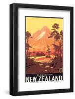 New Zealand, Mt. Egmont-L^ C^ Mitchell-Framed Art Print