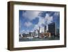 New Zealand, North Island, Auckland. Harbor view skyline.-Walter Bibikow-Framed Photographic Print