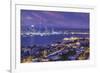 New Zealand, North Island, Auckland, skyline view from Devonport, dawn-Walter Bibikw-Framed Photographic Print