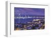 New Zealand, North Island, Auckland, skyline view from Devonport, dawn-Walter Bibikw-Framed Photographic Print