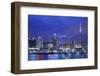 New Zealand, North Island, Auckland. Viaduct Harbor-Walter Bibikow-Framed Photographic Print