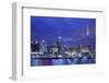 New Zealand, North Island, Auckland. Viaduct Harbor-Walter Bibikow-Framed Photographic Print