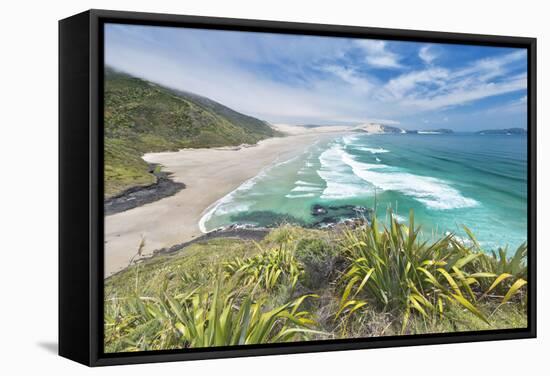 New Zealand, North Island, Cape Reinga, Te Werahi Beach-Rob Tilley-Framed Stretched Canvas