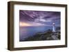 New Zealand, North Island, Castlepoint. Castlepoint Lighthouse-Walter Bibikow-Framed Photographic Print