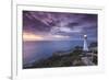 New Zealand, North Island, Castlepoint. Castlepoint Lighthouse-Walter Bibikow-Framed Photographic Print