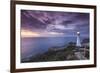 New Zealand, North Island, Castlepoint. Castlepoint Lighthouse-Walter Bibikow-Framed Photographic Print