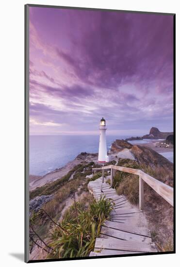 New Zealand, North Island, Castlepoint. Castlepoint Lighthouse-Walter Bibikow-Mounted Photographic Print