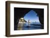 New Zealand, North Island, Hahei, Cathedral Cove-Walter Bibikow-Framed Photographic Print