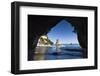 New Zealand, North Island, Hahei, Cathedral Cove-Walter Bibikow-Framed Photographic Print