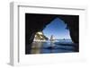 New Zealand, North Island, Hahei, Cathedral Cove-Walter Bibikow-Framed Photographic Print