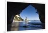 New Zealand, North Island, Hahei, Cathedral Cove-Walter Bibikow-Framed Photographic Print