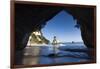 New Zealand, North Island, Hahei, Cathedral Cove-Walter Bibikow-Framed Photographic Print