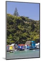 New Zealand, North Island, Paremata. Houses along Porirua Harbor-Walter Bibikow-Mounted Photographic Print