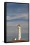 New Zealand, North Island, Pungarehu. Cape Egmont Lighthouse-Walter Bibikow-Framed Stretched Canvas