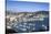 New Zealand, North Island, Wellington, elevated city skyline from Mt. Victoria, dawn-Walter Bibikw-Stretched Canvas