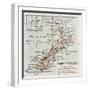 New Zealand Old Map-marzolino-Framed Art Print