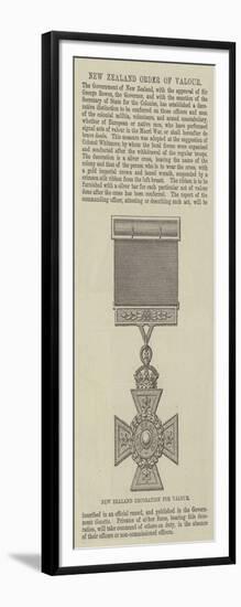 New Zealand Order of Valour-null-Framed Giclee Print