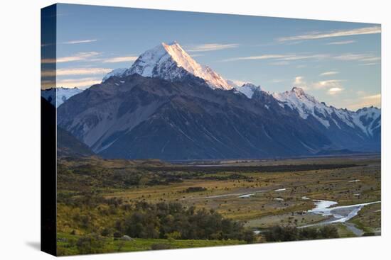 New Zealand's Aoraki, Mount Cook Is Located in the South Island-Micah Wright-Stretched Canvas