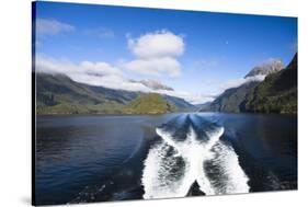 New Zealand's Doubtful Sound, Ferry Crossing Lake Manapouri-Micah Wright-Stretched Canvas