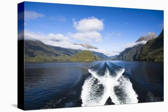 New Zealand's Doubtful Sound, Ferry Crossing Lake Manapouri-Micah Wright-Stretched Canvas