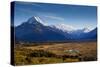 New Zealand's Southern Alps in Aoraki/Mt. Cook National Park in the South Island-Sergio Ballivian-Stretched Canvas