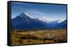 New Zealand's Southern Alps in Aoraki/Mt. Cook National Park in the South Island-Sergio Ballivian-Framed Stretched Canvas