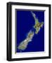 New Zealand, Satellite Image-PLANETOBSERVER-Framed Premium Photographic Print