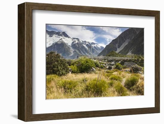 New Zealand, South Island, Canterbury, Aoraki-Mt. Cook National Park-Walter Bibikow-Framed Photographic Print