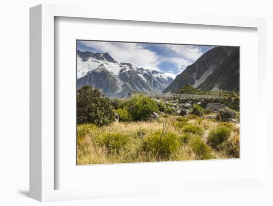 New Zealand, South Island, Canterbury, Aoraki-Mt. Cook National Park-Walter Bibikow-Framed Photographic Print